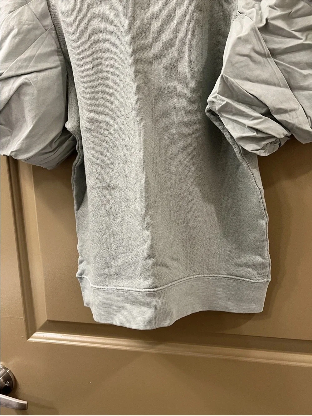 Ulla Johnson Pale Sage Puff-Sleeve Sweatshirt